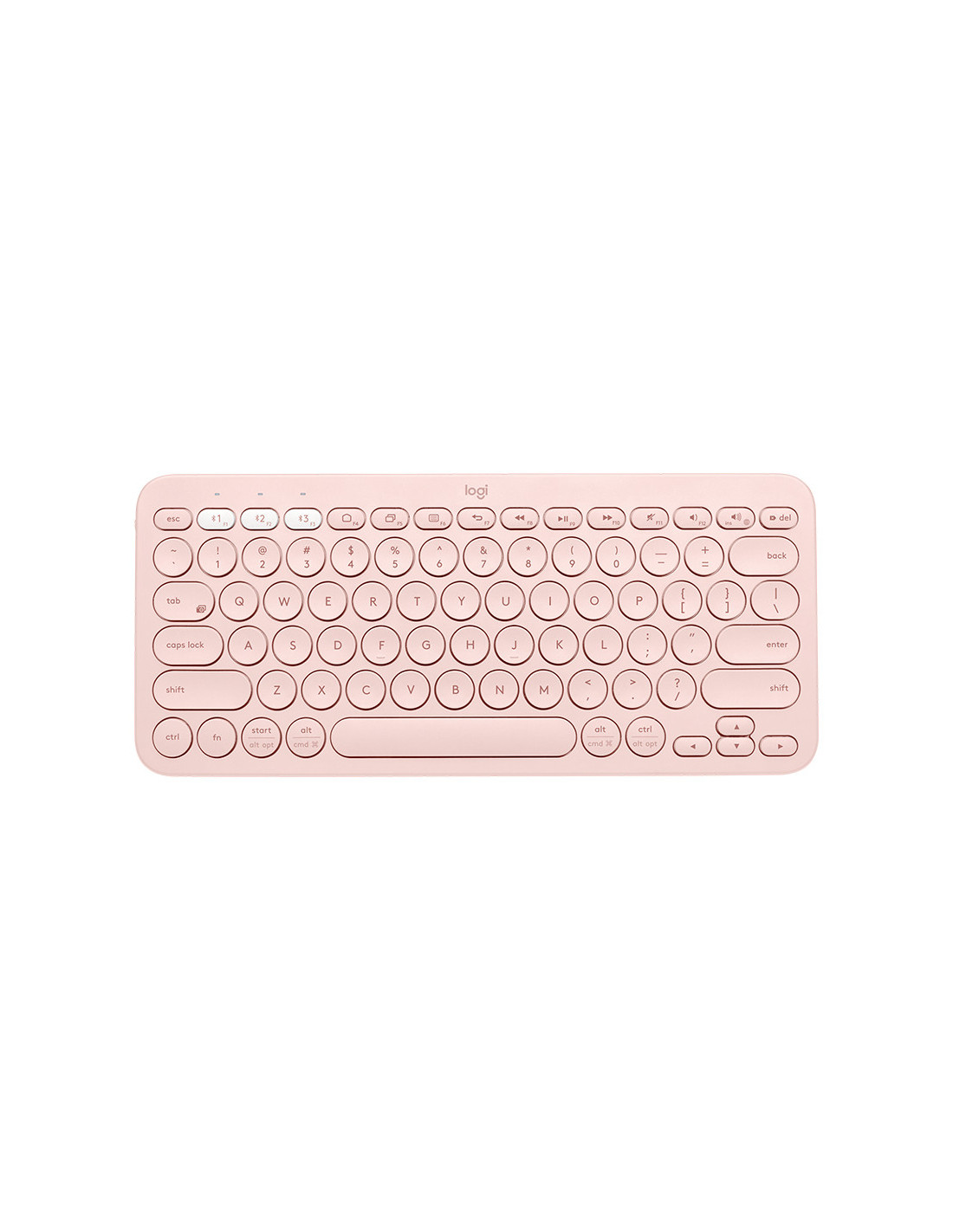 Logitech K380 Wireless Keyboard - Pink (Spanish)