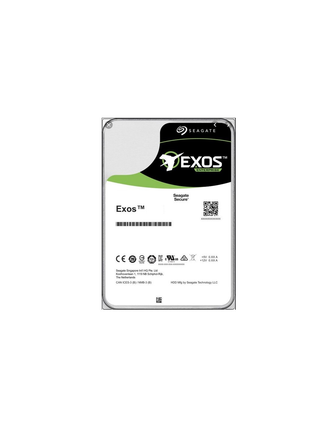 ST16000NM002G 16TB Festplatte 3.5" Exos X16 512E 4KN SAS DATACENTER 7200RPM 256MB. Garantie 5 Jahre + exklusive 30 Tage Ersatz.