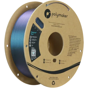 Polymaker PolyLite PLA Starlight : 3D-Druck Filament : 1,75 mm (1Kg) : Twilight Blue