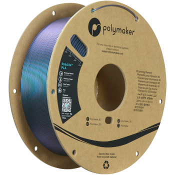 Polymaker PolyLite PLA Starlight : Filament pour Impression 3D : 1,75 mm (1Kg) : Bleu crépusculaire