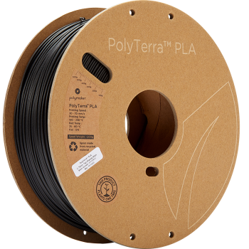 Polymaker PolyTerra PLA | 3D Druck Filament | 2,85 mm (1Kg) | Schwarz