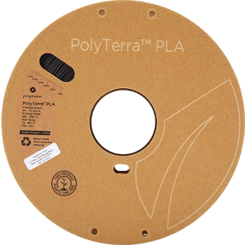 Polymaker PolyTerra PLA | 3D Druck Filament | 2,85 mm (1Kg) | Schwarz