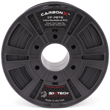 3DXTech CarbonX™ PETG+CF | 3D-Druck Filament | 1,75 mm (0,75Kg) | Schwarz