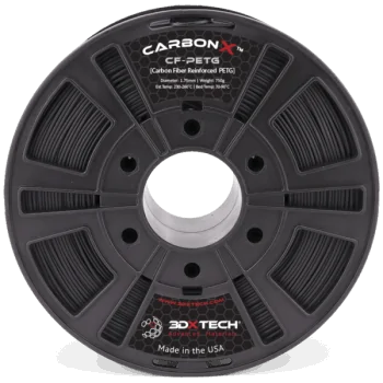 3DXTech CarbonX™ PETG+CF | 3D-Druck Filament | 1,75 mm (0,75Kg) | Schwarz