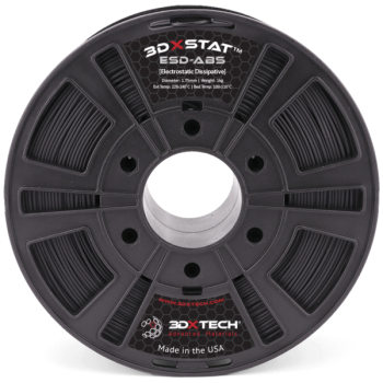 3DXTech STAT™ ESD-ABS | 3D-Druck-Filament | 1,75 mm (0,75Kg) | Schwarz