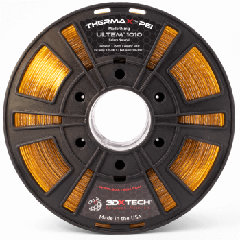 3DXTech ThermaX™ PEI 1010 | Filamento para impressão 3D | 1,75 mm (0,5Kg) | Natural