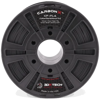 3DXTech CarbonX™ PLA+CF | Filamento para impressão 3D | 1,75 mm (0,75Kg) | Preto