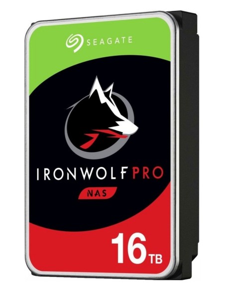 Seagate ST16000NT001 16TB harddisk 3,5" IRONWOLF PRO NAS 7200RPM 256MB Edition
