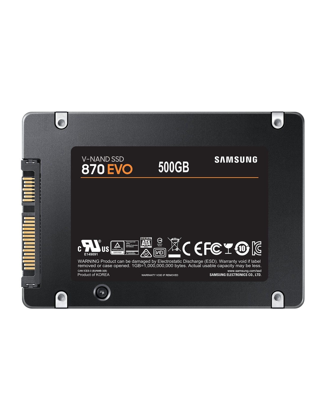 MZ-77E500B 500GB Disco SSD 2.5'' Edición EVO 870 560MB s