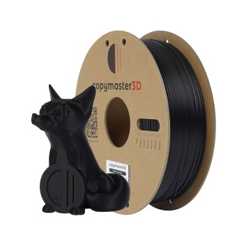 Copymaster3D PETG Carbon | Filamento para impresión 3D | 1,75 mm (1Kg) | Negro