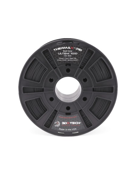 3DXTech ThermaX™ PEI 1010 | Filamento para impressão 3D | 1,75 mm (0,5Kg) | Preto