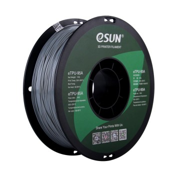 eSun eTPU-95A | 3D Druck Filament | 1.75mm (1Kg) | Grau