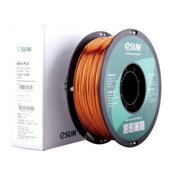 eSun ePLA-Silk : 3D-Druck Filament : 1.75 mm (1Kg) : Kupfer