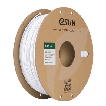 eSun ePLA-Lite | 3D Printing Filament | 1.75 mm (1Kg) | Cool White - White