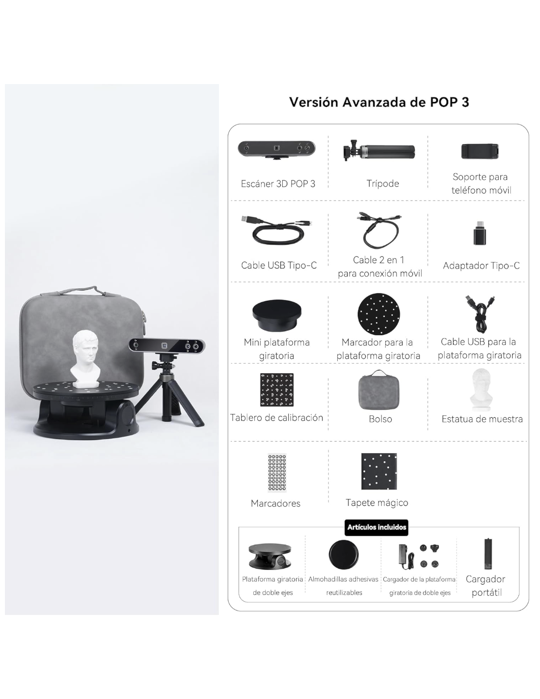 Revopoint POP 3 - Advanced Package - 3D Scanner