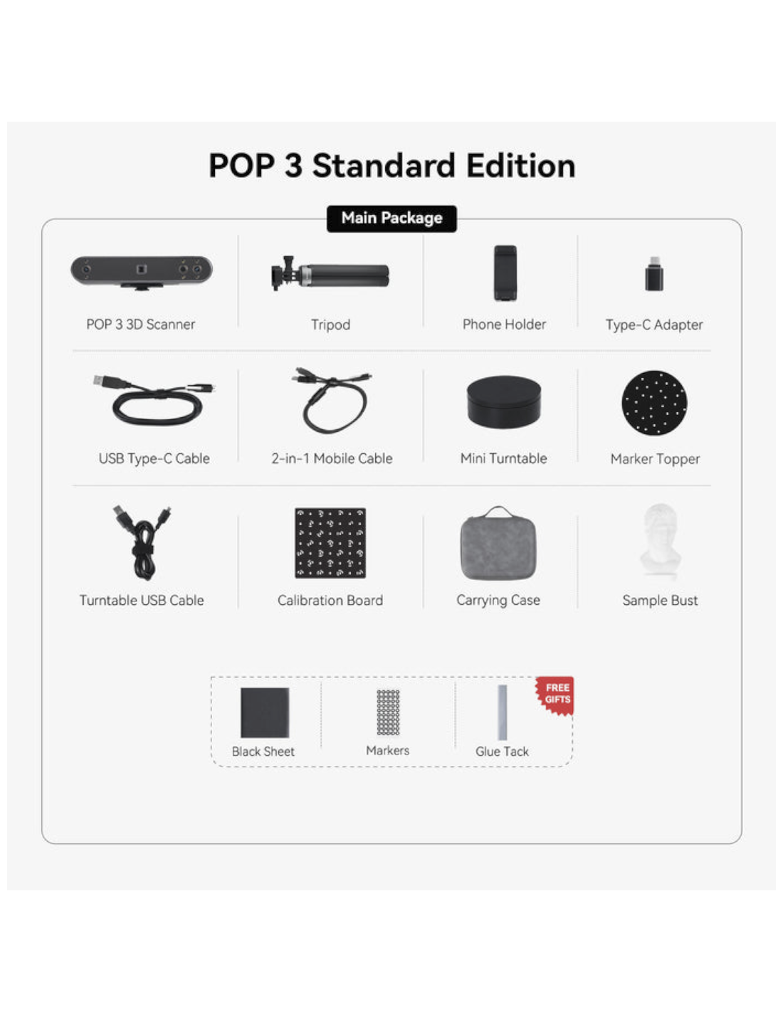 Revopoint POP 3 - Escáner 3D