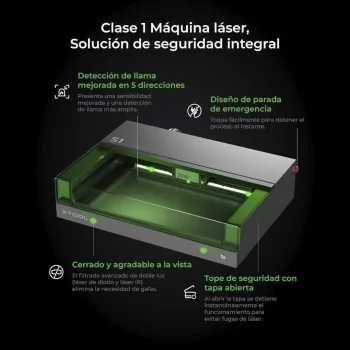 xTool S1 - 20W - Máquina de corte e gravação a laser