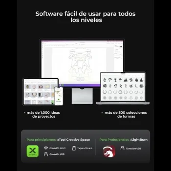 xTool S1 - 20W - Máquina de corte e gravação a laser