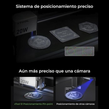 xTool S1 - 20W - Máquina de corte e gravação a laser