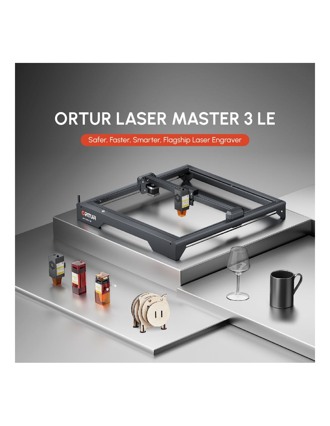 Ortur Laser Master 3 LE 10W - Laserschneid- und Graviermaschine