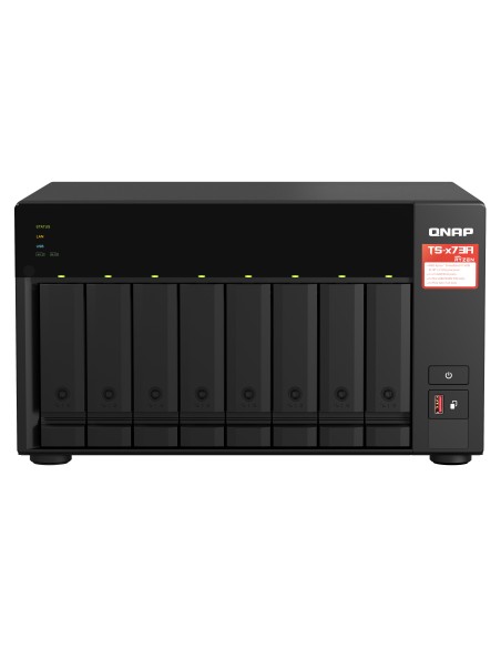  TS-873A-8G NAS 8 Bahías (M.2 SATA x2) - AMD Ryzen V1500B 4 núcleos 2.2GHz, 8GB DDR4 (max 32GB)