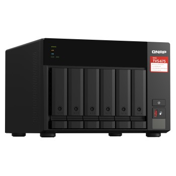 TVS-675-8G NAS 6 Bahías (2x NVMe) - KX-U6580 8 núcleos 2.5GHz 8GB DDR4 (max 32GB)