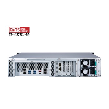  TS-h1277XU-RP-3700X-128G NAS rack 12 bahías - AMD Ryzen 7 3700X 8 núcleos 4.4GHz, 128GB DDR4