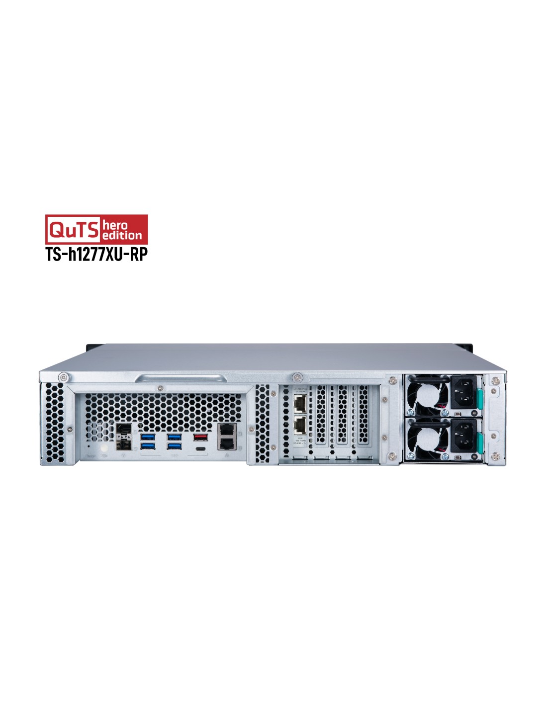  TS-h1277XU-RP-3700X-128G NAS rack 12 bahías - AMD Ryzen 7 3700X 8 núcleos 4.4GHz, 128GB DDR4