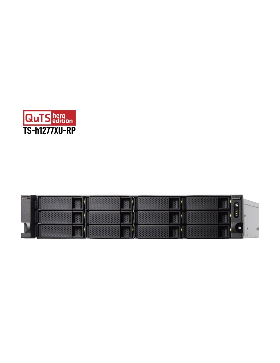  TS-h1277XU-RP-3700X-128G NAS rack 12 bahías - AMD Ryzen 7 3700X 8 núcleos 4.4GHz, 128GB DDR4