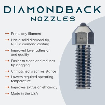 Bico compatível DiamondBack K1 - 0,4 mm