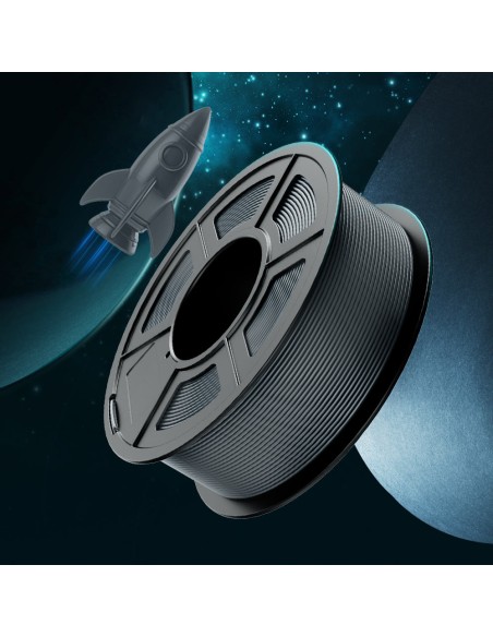 Sunlu Hochgeschwindigkeits-PLA | 3D-Druck-Filament | 1,75 mm (1Kg) | Grau