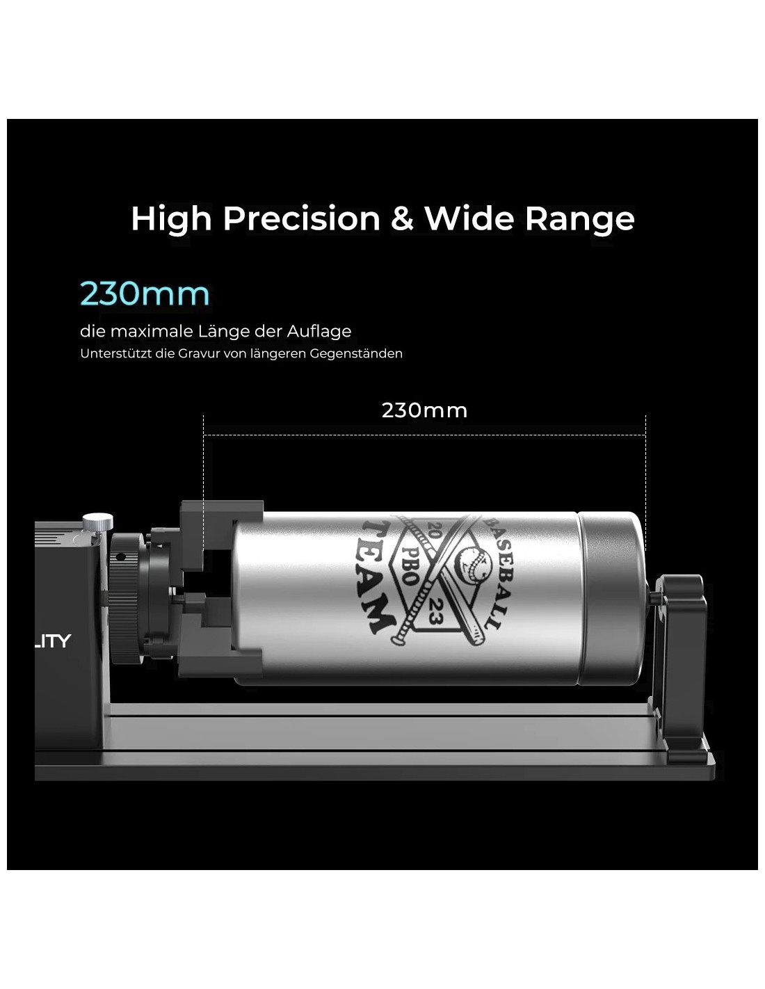 Creality Rotary Kit Pro | 4. Drehachse