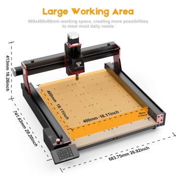 TwoTrees TTC450 Pro CNC-maskine