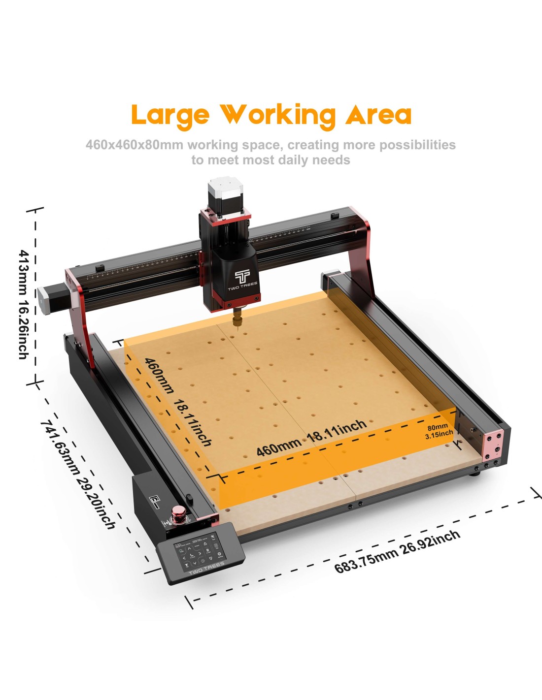 TwoTrees TTC450 Pro CNC-maskine