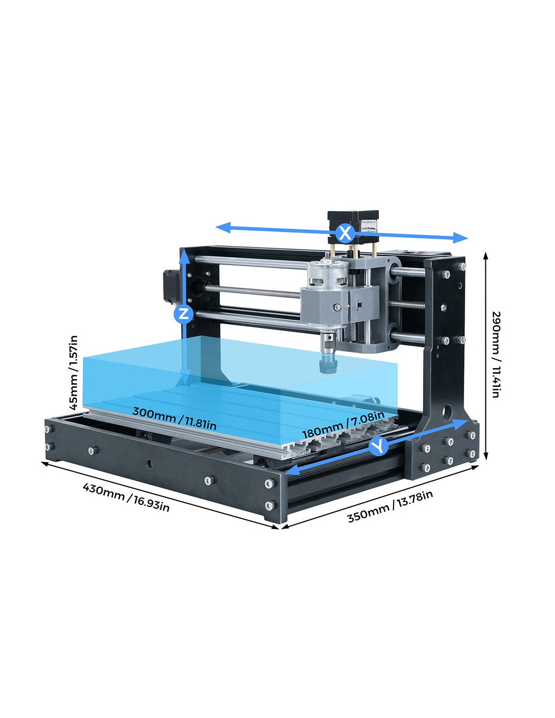 TwoTrees TTC3018S CNC-maskine