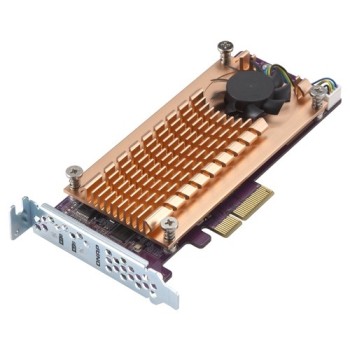  QM2-2S-220A Tarjeta de expansión PCIe con doble M.2 SATA