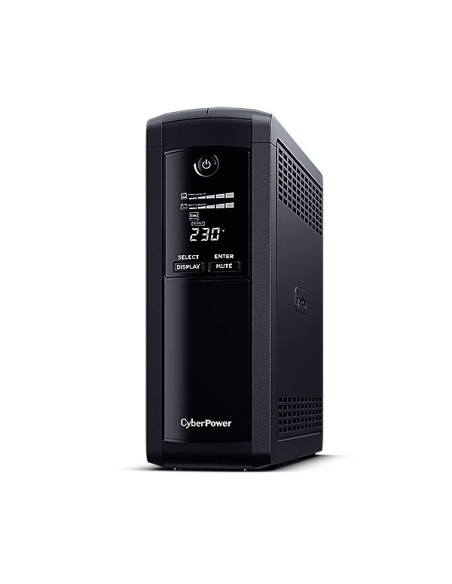  CyberPower VP1200ELCD 1200VA 720W, 5 enchufes + LCD + USB + GREENPOWER