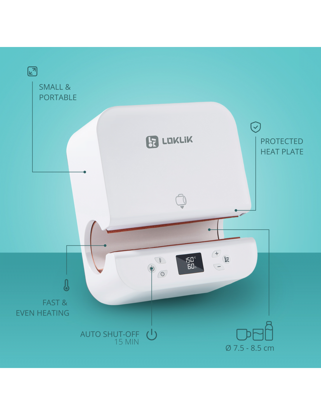 LOKLiK Auto Tumbler Heat Press