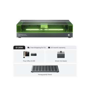 xTool S1 - 20W (Basic Kit) - Laser Engraving and Cutting Machine