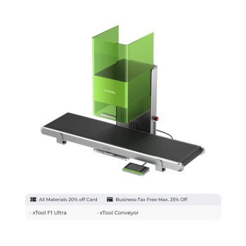 xTool F1 Ultra 20W + rapporteur | Graveur laser double fibre et diode