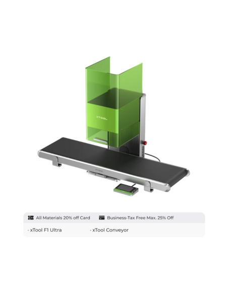 xTool F1 Ultra 20W + rapporteur | Graveur laser double fibre et diode