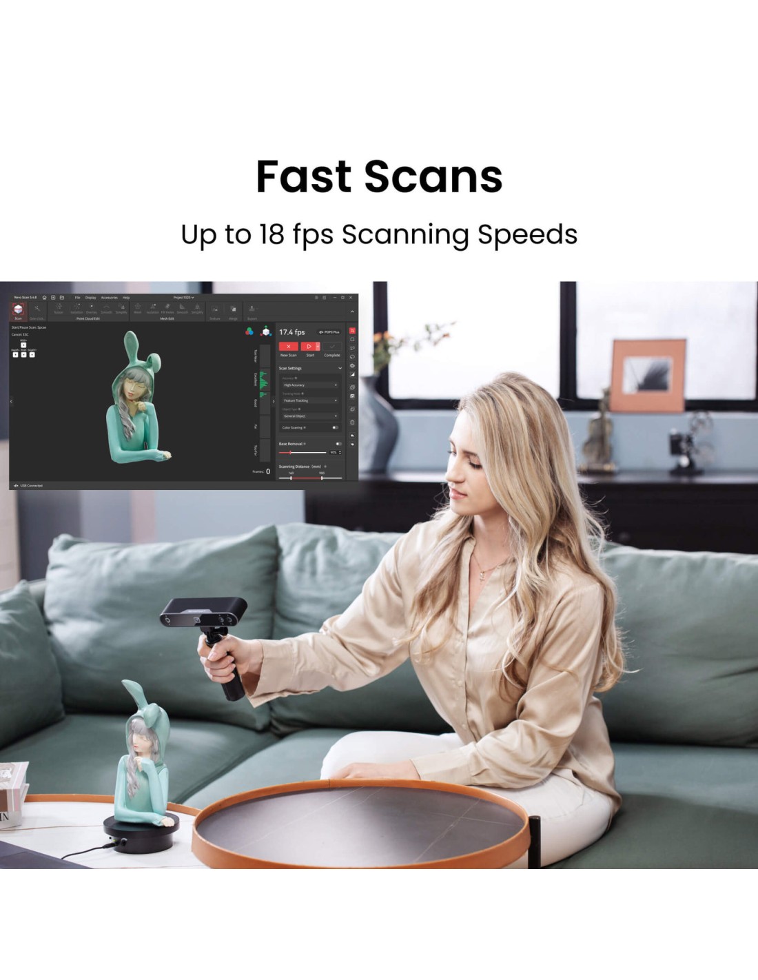 Revopoint POP 3 Plus 3D Scanner - Advanced Edition