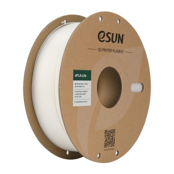 eSun ePLA-Lite | 3D-printfilament | 1,75 mm (1 kg) | Hvid