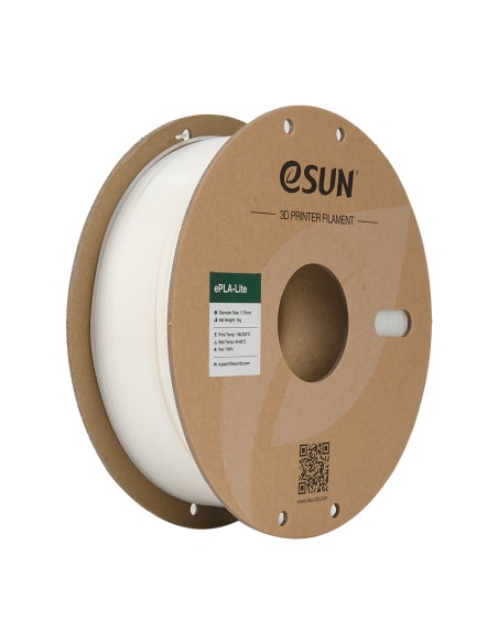 eSun ePLA-Lite | 3D-Druck Filament | 1,75 mm (1Kg) | Weiß