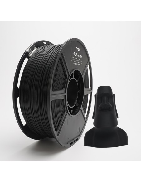 eSun ePLA-Matte : 3D-Druck Filament : 1.75 mm (1Kg) : Schwarz