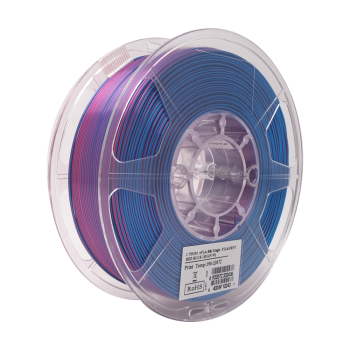 eSun ePLA-Silk Magic - Dual Colors | 3D Printing Filament | 1.75 mm (1Kg) | Red/Blue