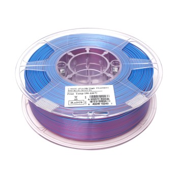 eSun ePLA-Silk Magic - Dual Colors | Filament d'impression 3D | 1.75 mm (1Kg) | Rouge/Bleu