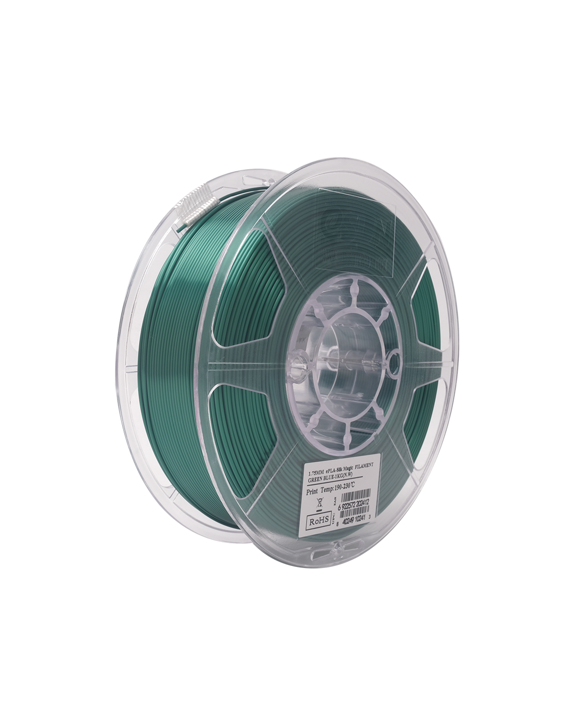 eSun ePLA-Silk Magic - Dual Colors | 3D Printing Filament | 1.75 mm (1Kg) | Green/Blue