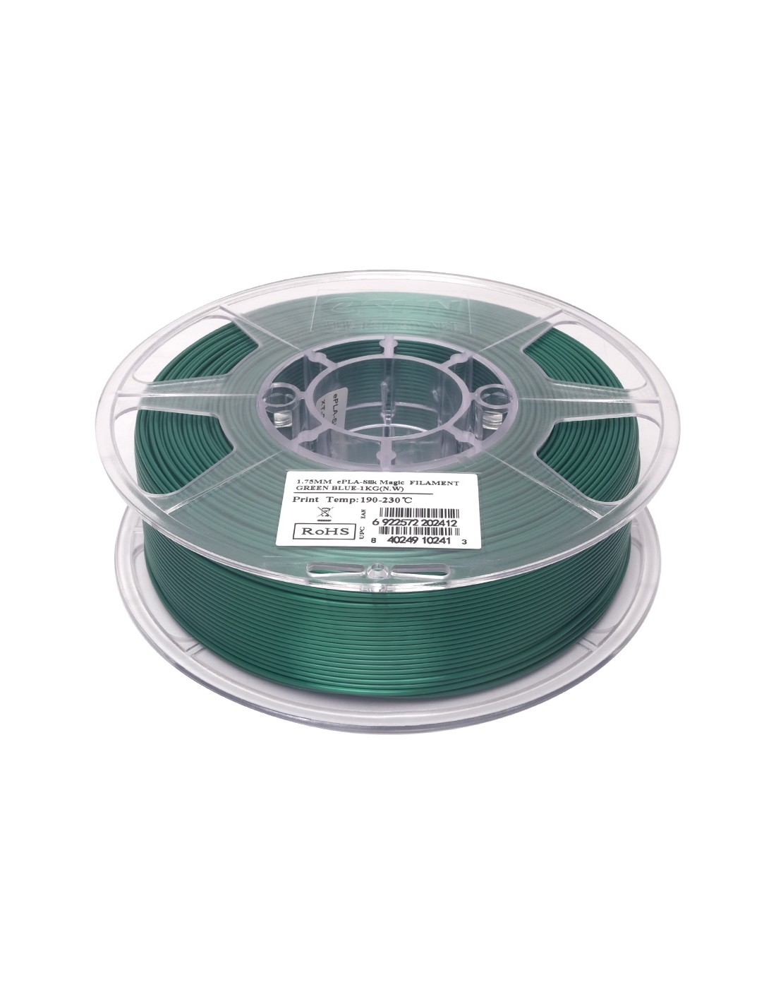 eSun ePLA-Silk Magic - Dual Colors | 3D Printing Filament | 1.75 mm (1Kg) | Green/Blue