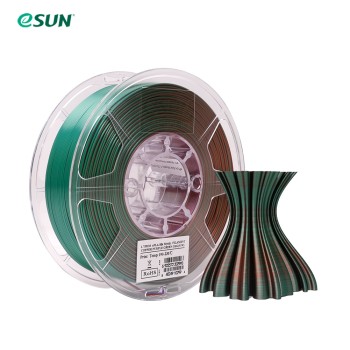 eSun ePLA-Silk Mystic - Triple Colors | 3D Printing Filament | 1.75 mm (1Kg) | Copper/Purple Green